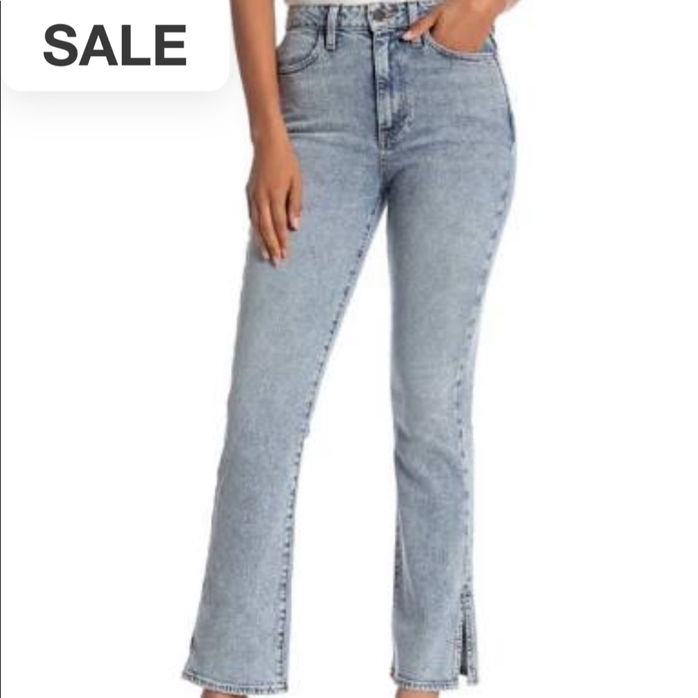 Alice & Olivia Jeans with side slit size 25